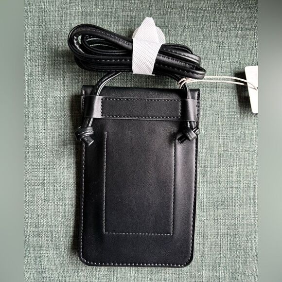 Bench black cell phone holder crossbody leather - NWT! - Picture 2 of 4